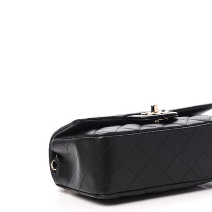 Chanel Lambskin Quilted Mini Rectangular Flap Black 8 of 10