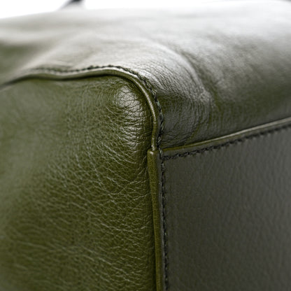 Gucci Calfskin Tonal GG Medium Tote Bag Forrest Green 10 of 14