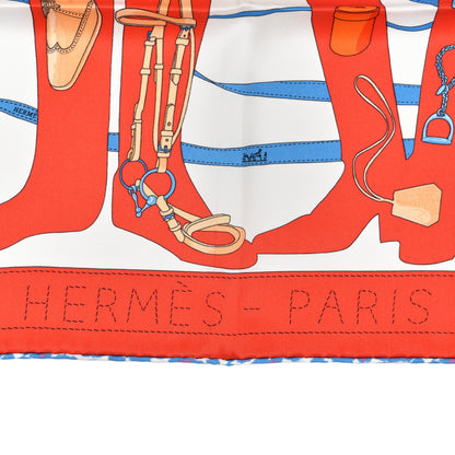 Hermes Vintage Silk Monsieur et Madame Scarf 70 2 of 4