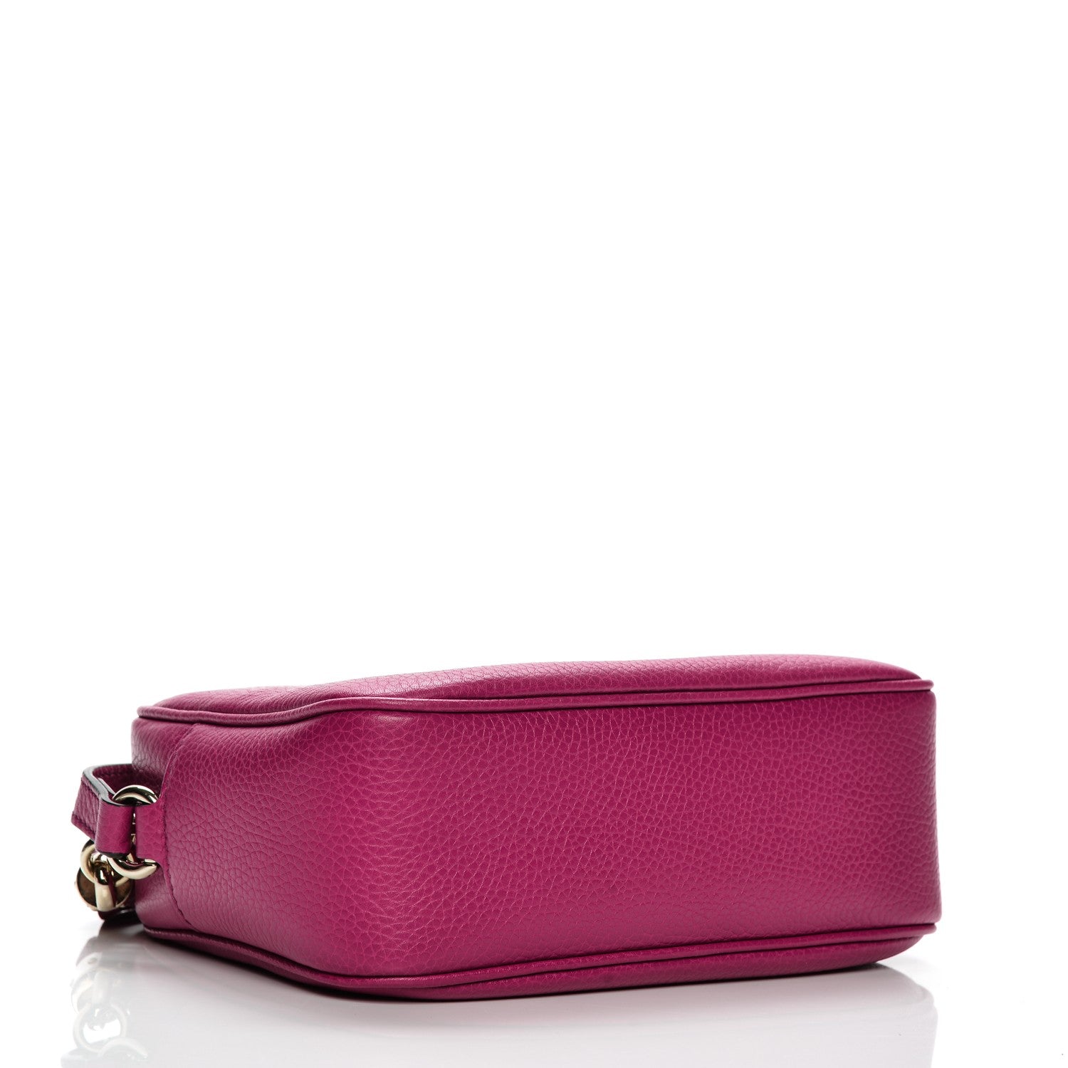 Gucci Pebbled Calfskin Small Soho Disco Bag Bright Bougainvillea 4 of 7