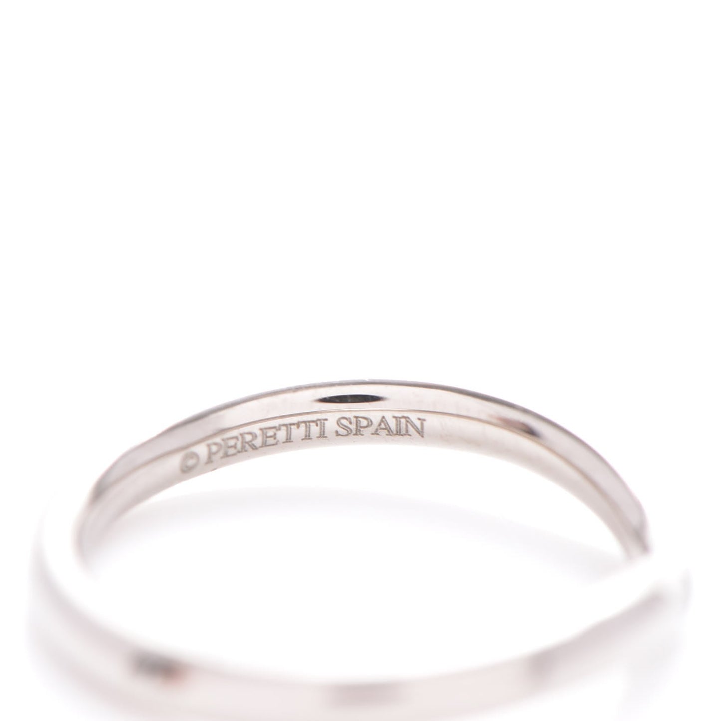 18K White Gold Diamond Elsa Peretti Wedding Band Ring 3
