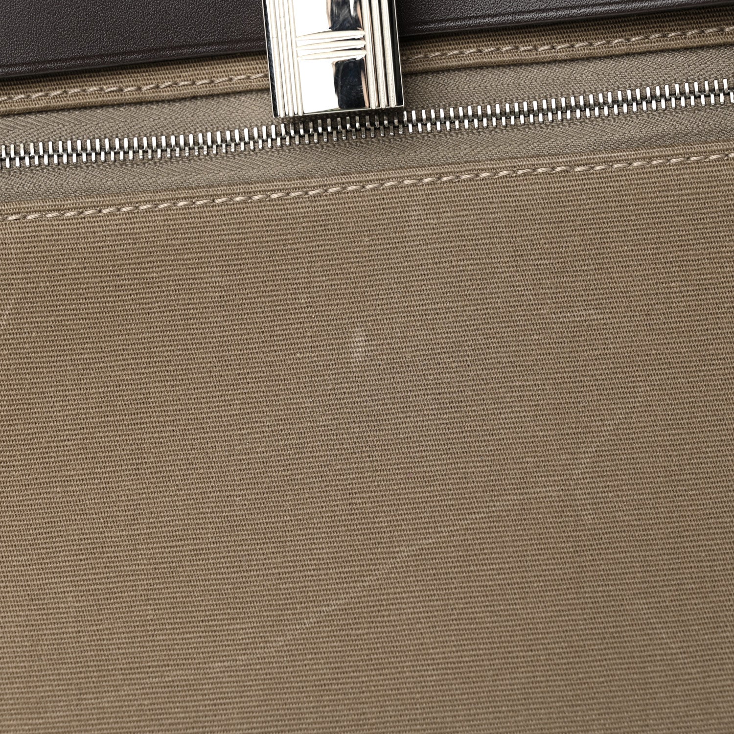 Hermes Vache Hunter Toile Herbag Zip Retourne 31 PM Etoupe Ebene 14 of 14