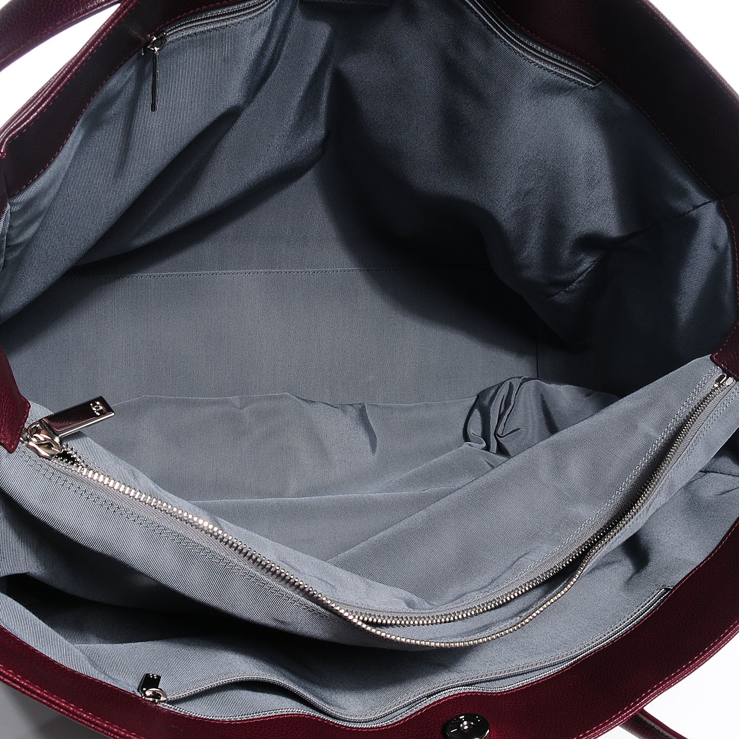 Chanel Calfskin XL Cerf Tote Bordeaux 5 of 7