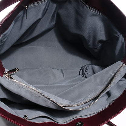 Chanel Calfskin XL Cerf Tote Bordeaux 5 of 7