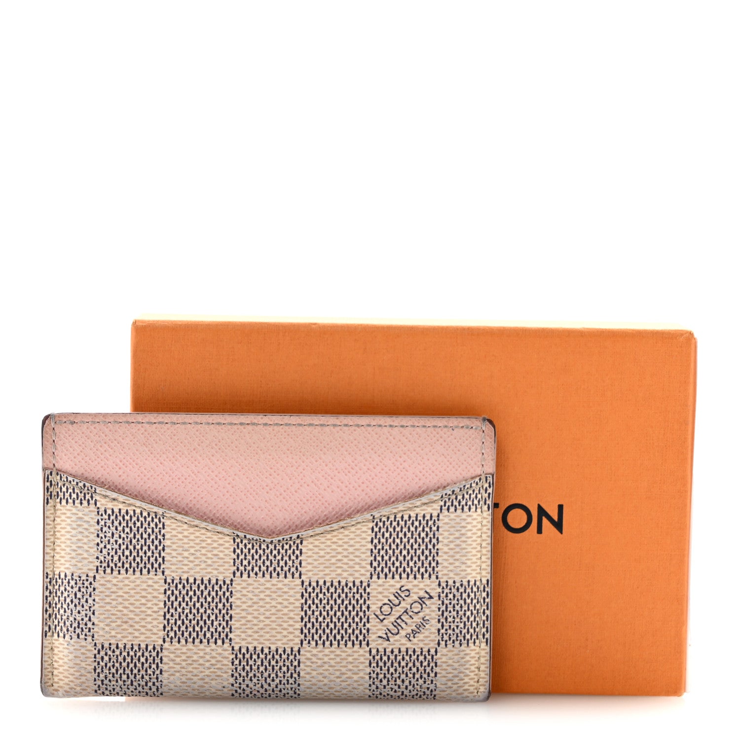 Louis Vuitton Damier Azur Daily Card Holder Rose Ballerine 13 of 13