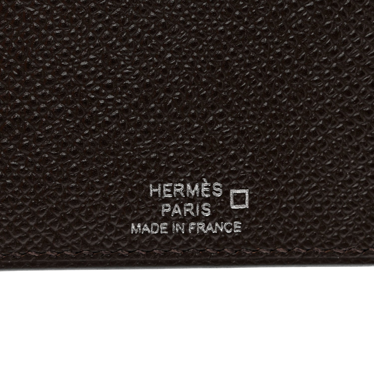 Hermes Epsom Matte Alligator Swift Les Petits Chevaux Card Holder Chocolate Beton Indigo Etoupe 5 of 7