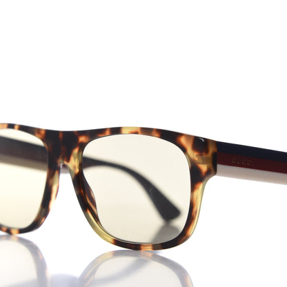 Gucci Acetate Square Frame Web Sunglasses GG0341S Tortoise 7 of 8