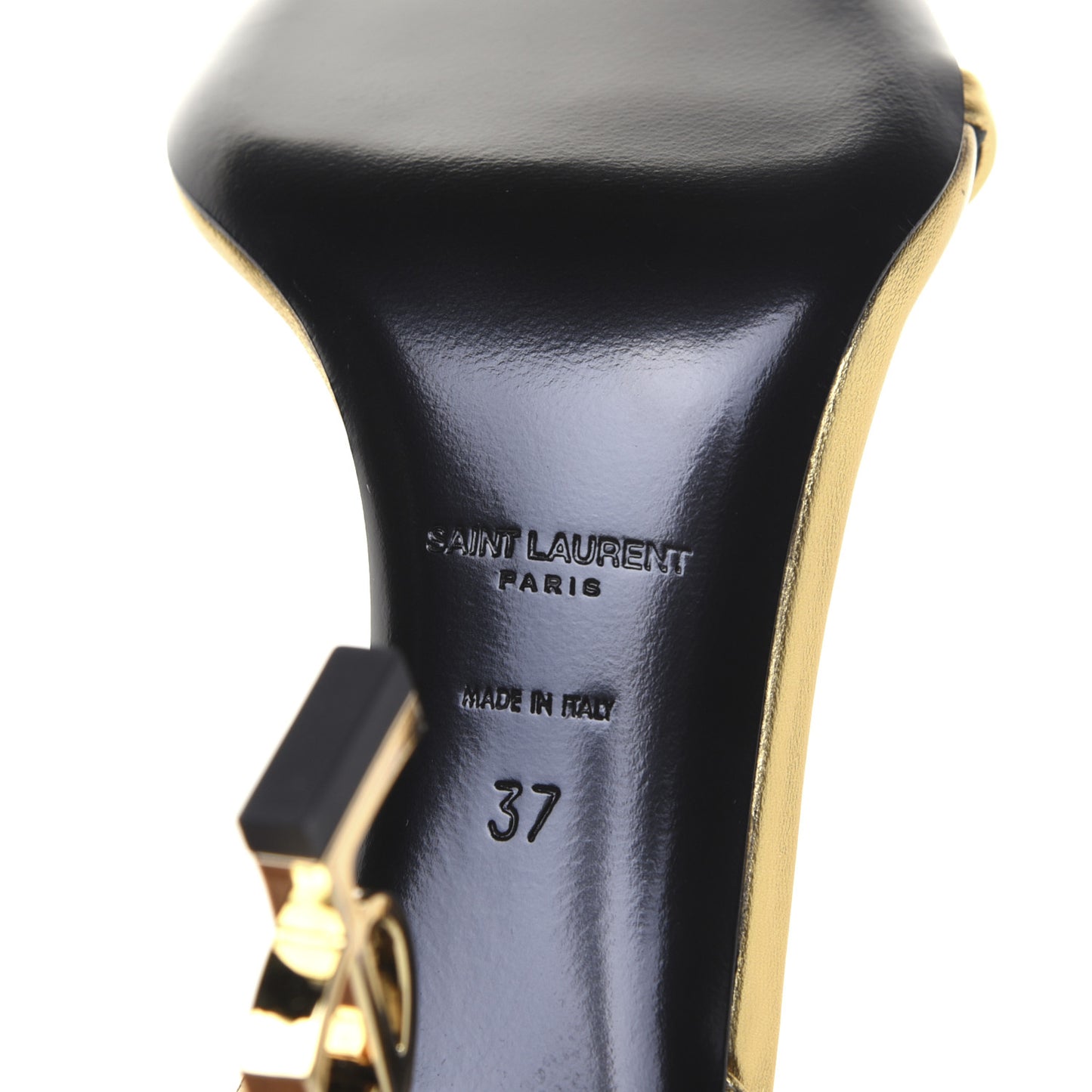 Calfskin Opyum Sandals 37 Oro