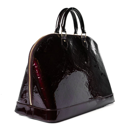 Louis Vuitton Vernis Alma GM XL Amarante 3 of 9