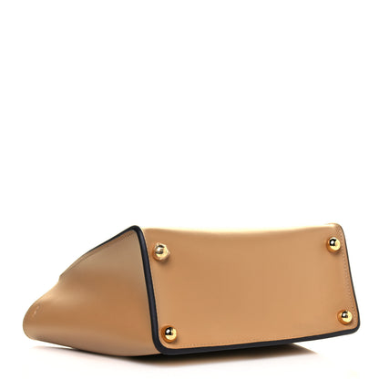 Fendi Vitello King Small Fendi Way Tote Miele Scuro 3 of 10
