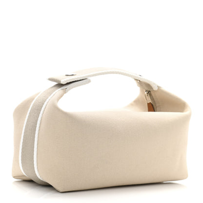 Hermes Canvas Small Bride-A-Brac Pouch Natural 2 of 9