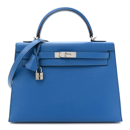 Hermes Epsom Kelly Sellier 32 Mykonos 1 of 10