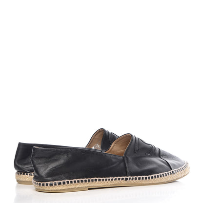 Chanel Lambskin CC Mens Espadrilles 45 Black 4 of 13