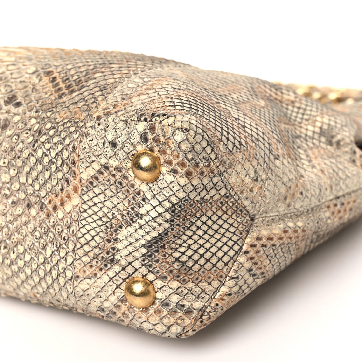 Chanel Snakeskin CC Hobo Beige 10 of 10