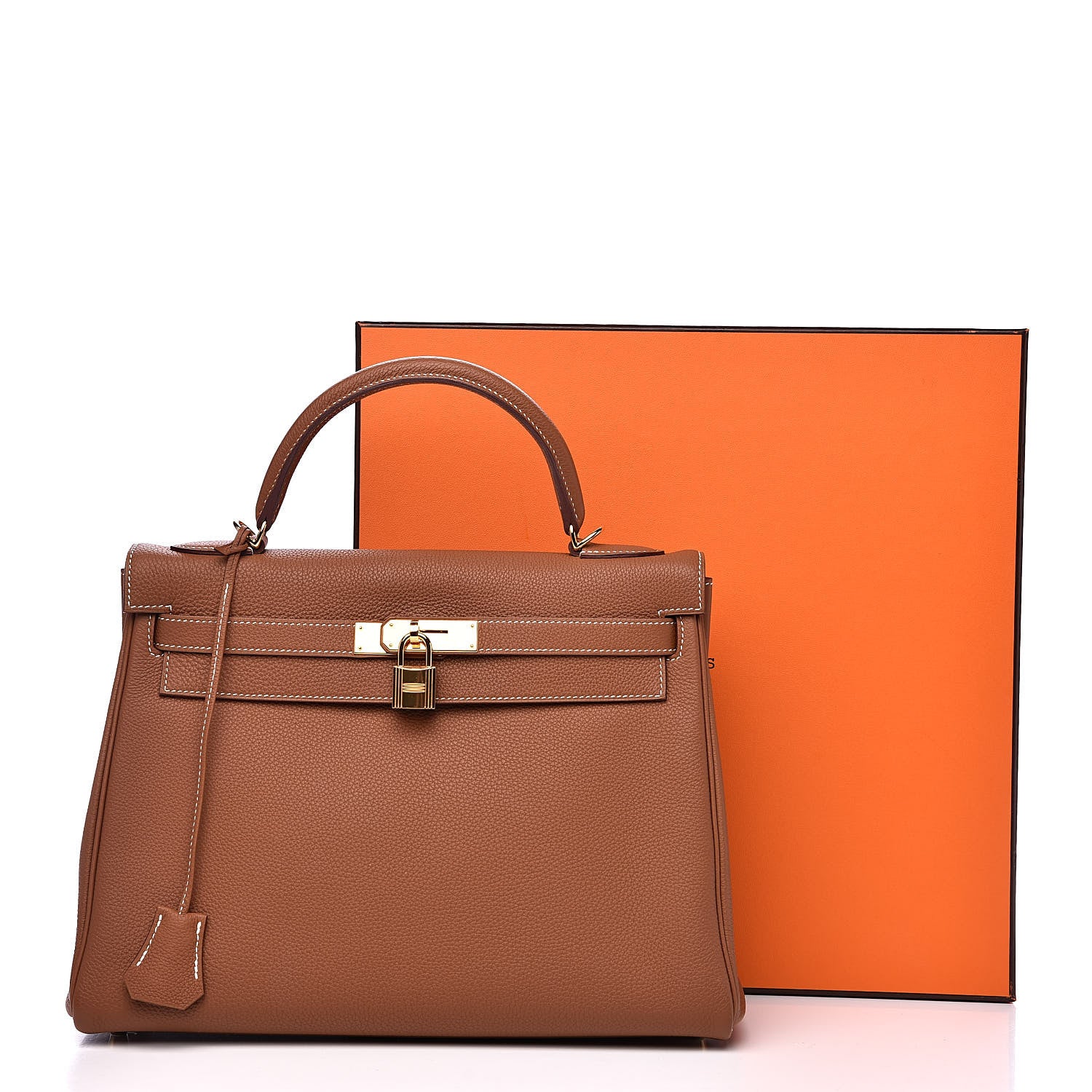 Hermes Togo Kelly Retourne 32 Gold 31 of 31
