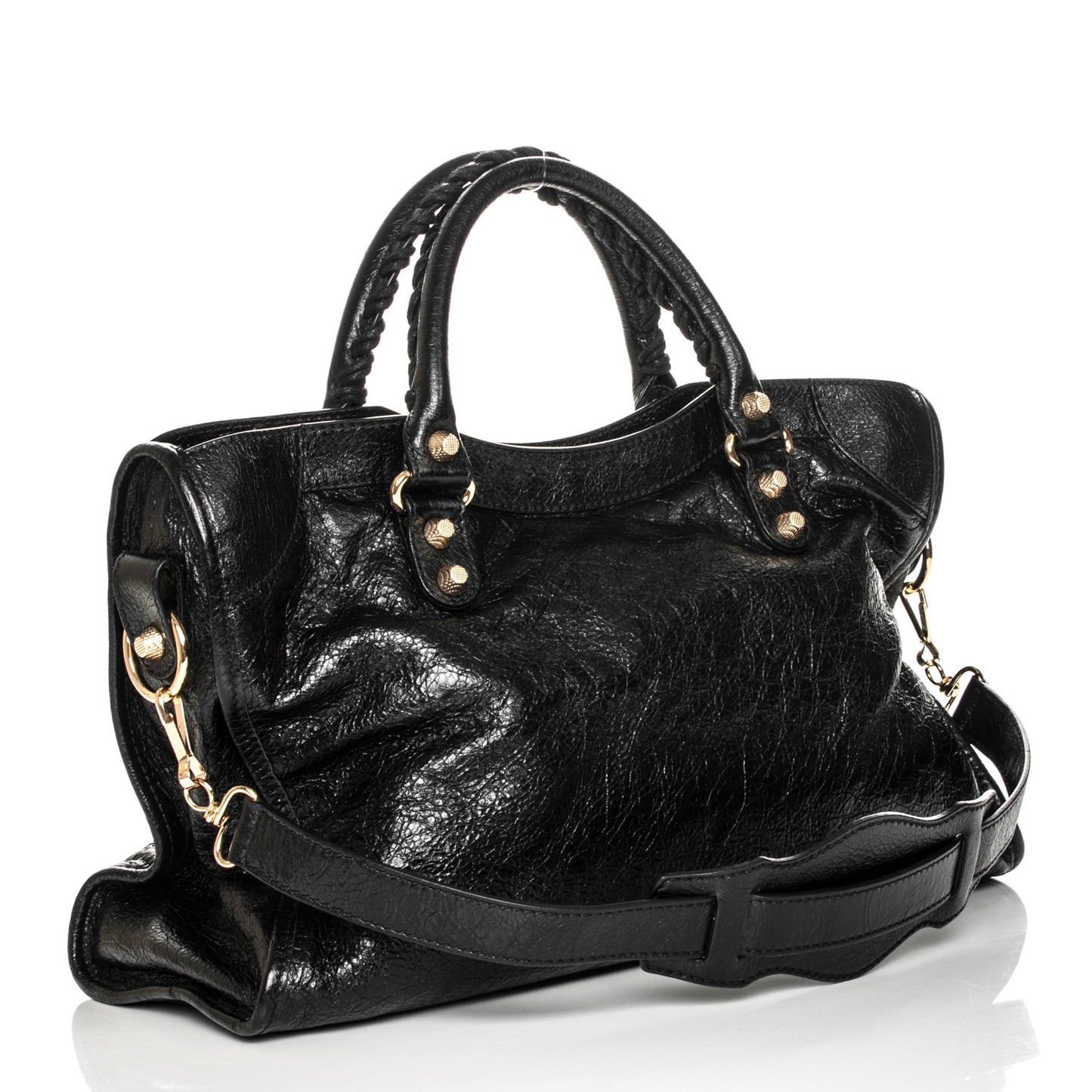 Agneau Giant 12 Gold Hardware City Black