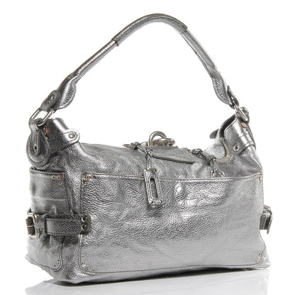 Chloe Leather Paddington Hobo Silver 3 of 8