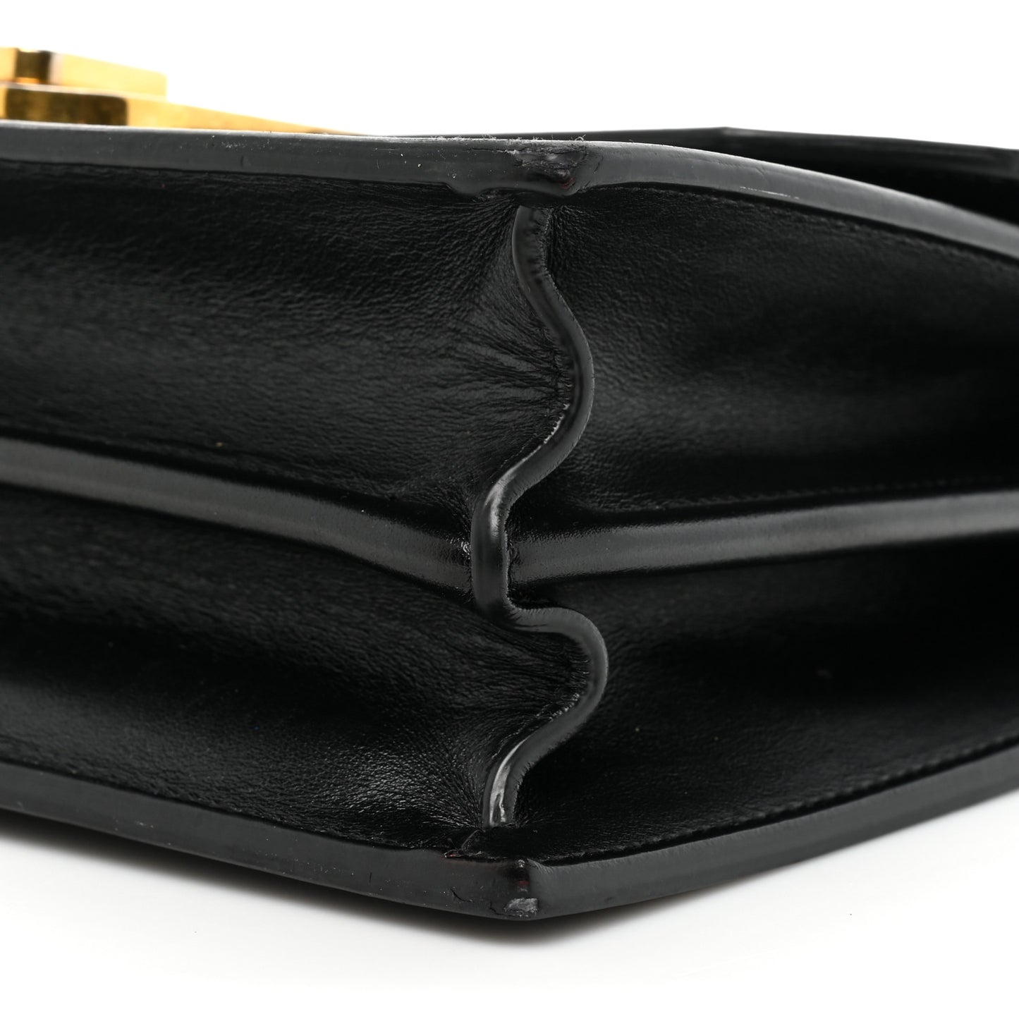 Calfskin Large Elisa Shoulder Bag Black
