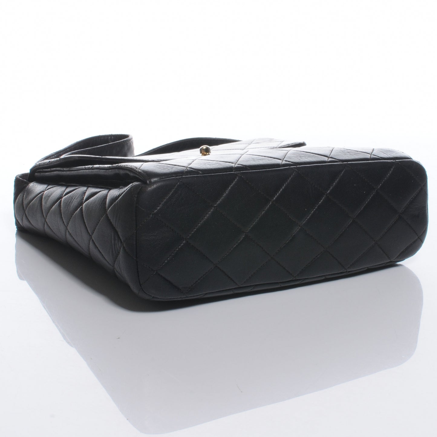 Lambskin Shoulder Bag Black
