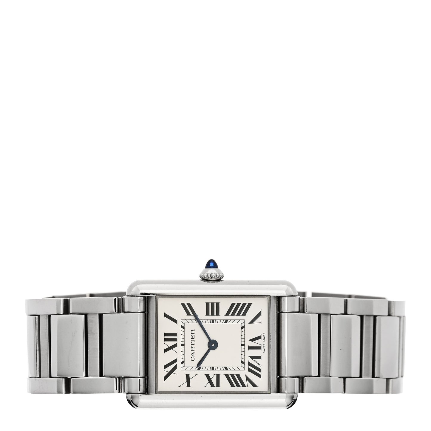 Stainless Steel 25mm Must de Cartier Tank Quartz Watch