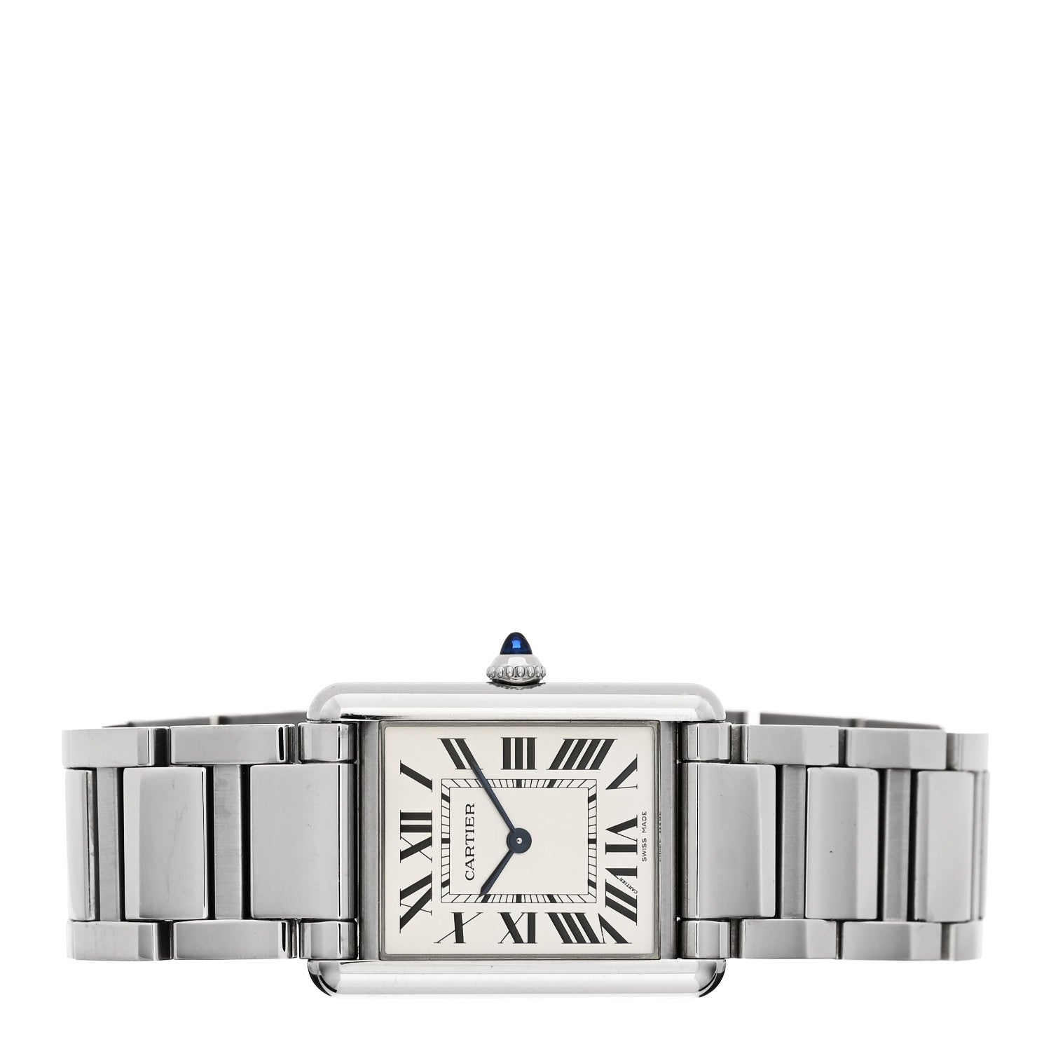 Cartier Stainless Steel 25mm Must de Cartier Tank Quartz Watch 2 of 5