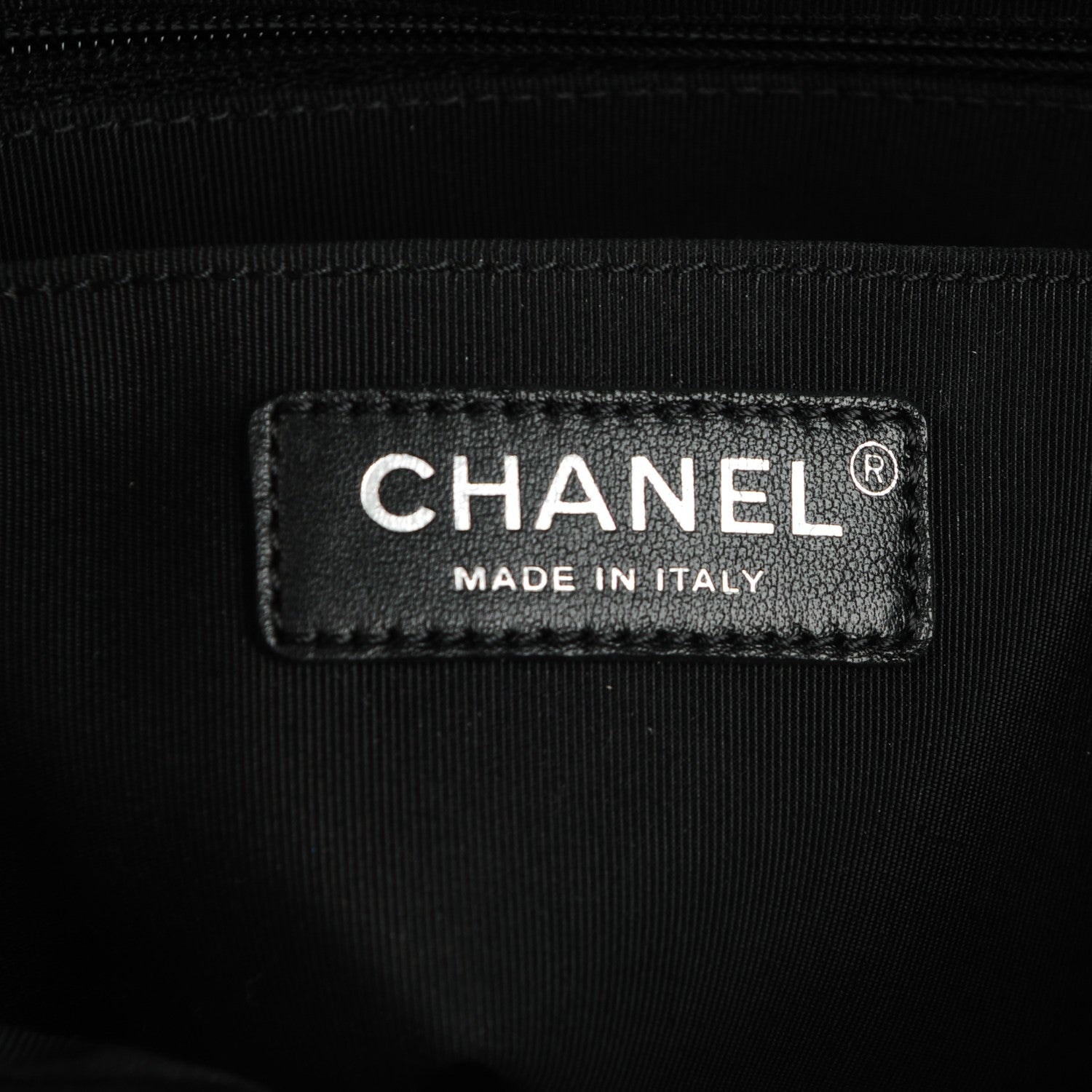 Chanel Calfskin Chevron Quilted Large Urban Spirit Backpack Black 7 of 8