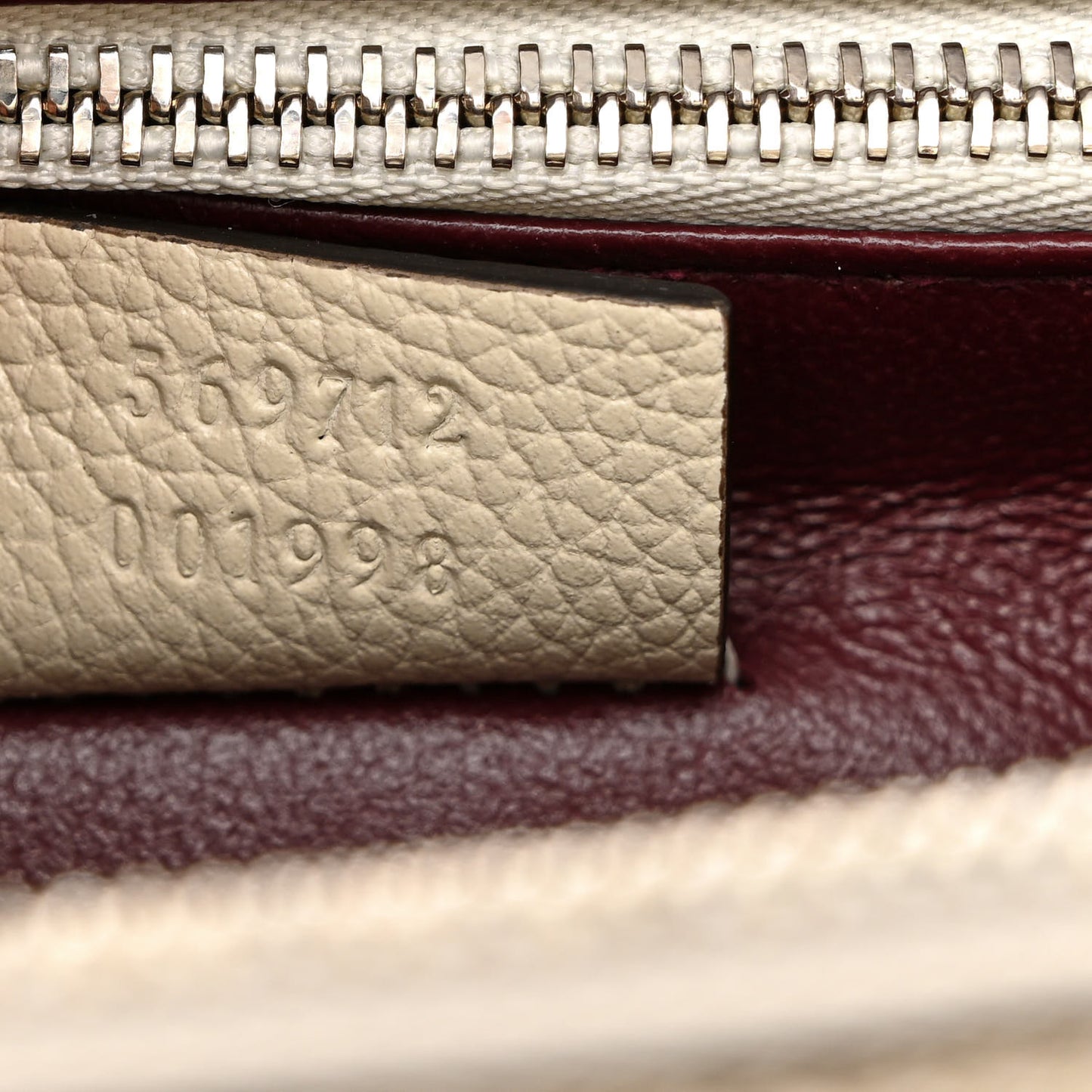 Grainy Calfskin Small Zumi Top Handle Bag Mystic White