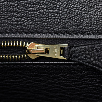 Hermes Taurillon Novillo Shiny Niloticus Crocodile Birkin Touch 30 Black 18 of 32