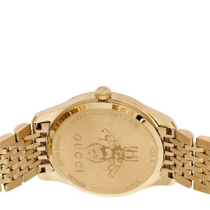 Gucci Stainless Steel 36mm G-Timeless Bee Quartz Watch Gold 4 of 4