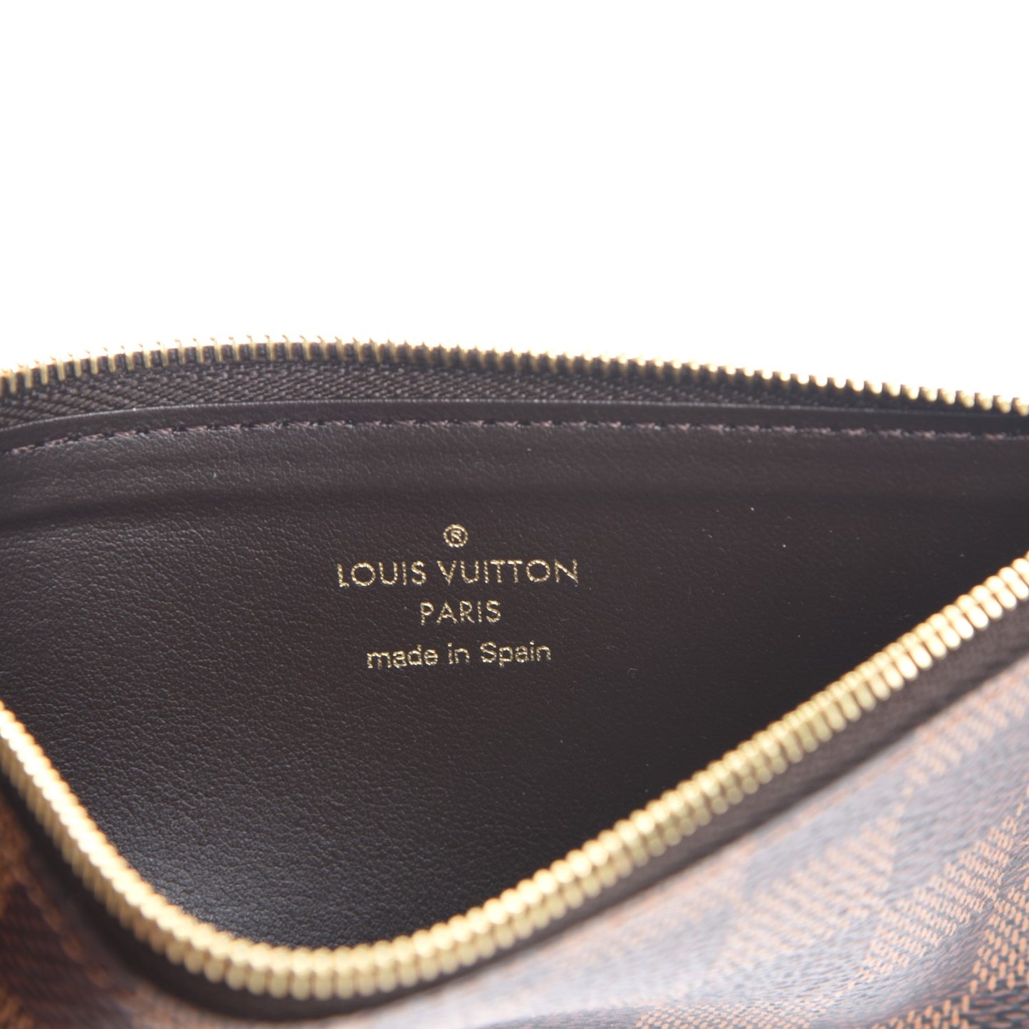 Damier Ebene Josephine Wallet Zippered Insert