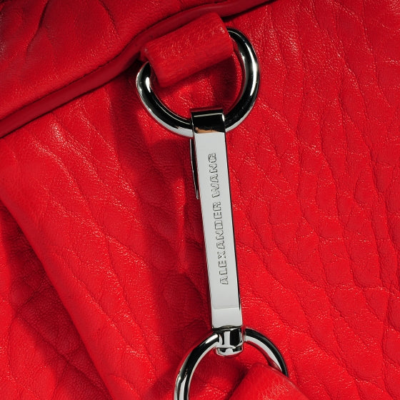 Alexander Wang Pebbled Lambskin Rockie Cola w Silver Hardware 5 of 7
