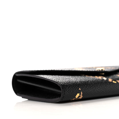 Louis Vuitton Monogram Giant Jungle Sarah Wallet Black 8 of 11