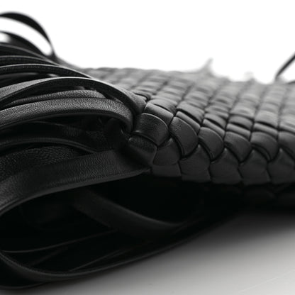 Bottega Veneta Nappa Intrecciato The Fringe Crisscross Bag Black 7 of 7