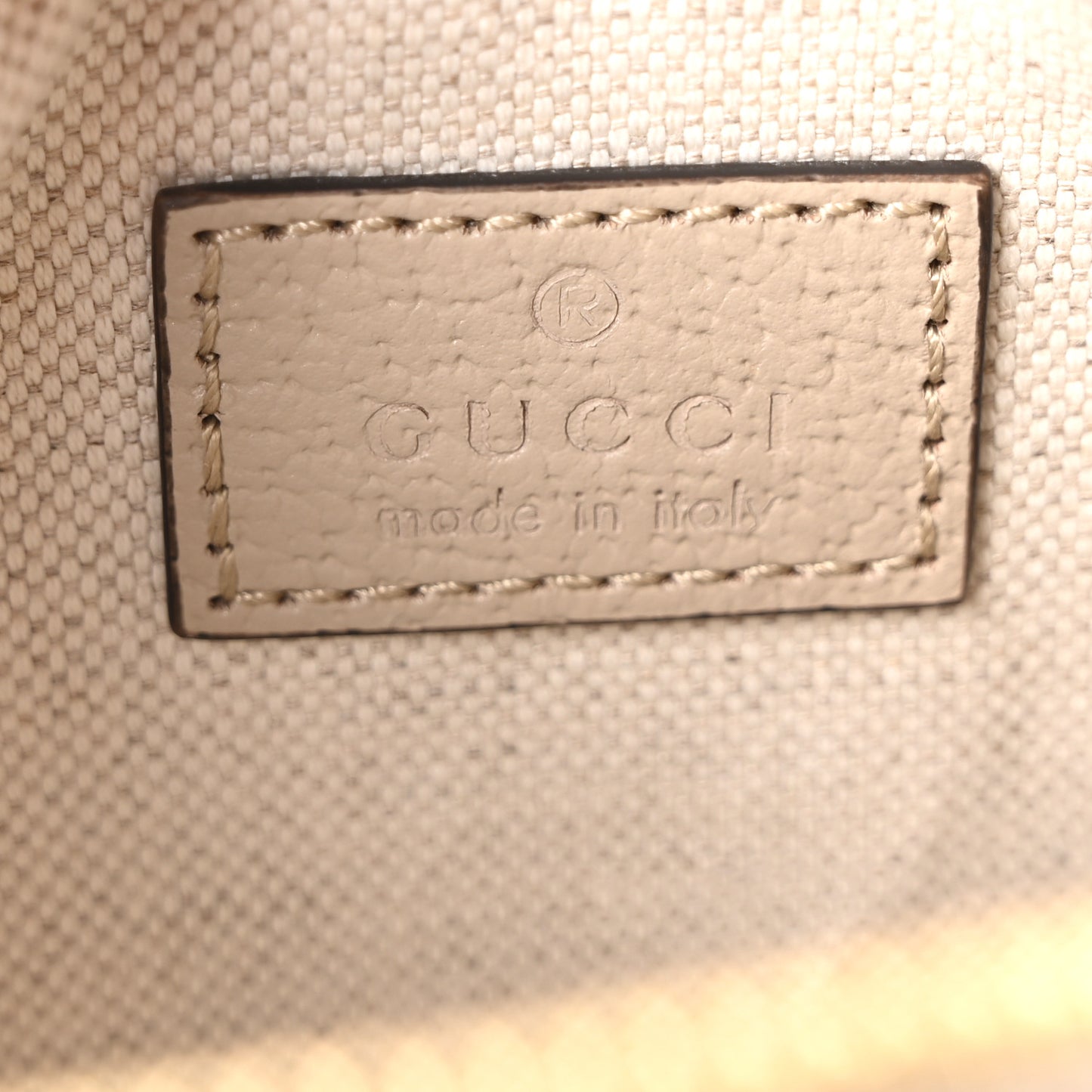 GG Supreme Monogram Textured Dollar Calfskin Web Super Mini Ophidia Top Handle Bowler Bag Beige Mystic White Oatmeal