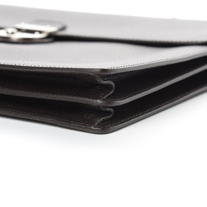 Gucci Calfskin Flap Briefcase Brown 11 of 14