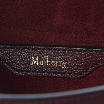 Mulberry Textured Goatskin Calfskin Tenby Shoulder Bag Burgundy 6 of 9
