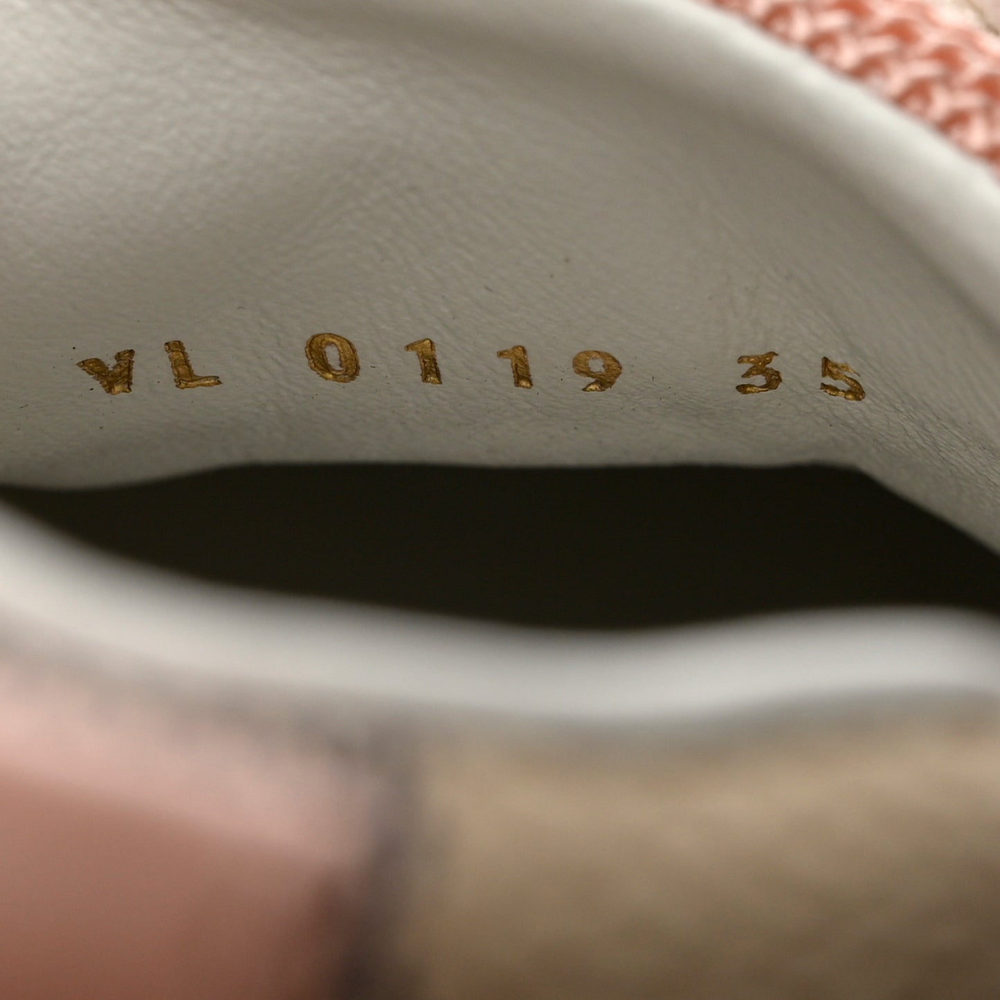 Suede Damier Azur Run Away Sneakers 35 Pink