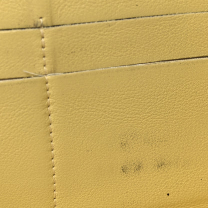 Chanel Patent Large Gusset CC Zip Wallet Yellow 11 of 13
