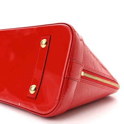 Louis Vuitton Vernis Alma PM Cherry 9 of 10