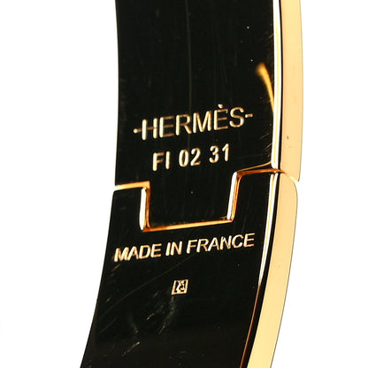 Hermes Enamel Narrow Clic Clac H Bracelet GM Rose Dragee 4 of 5