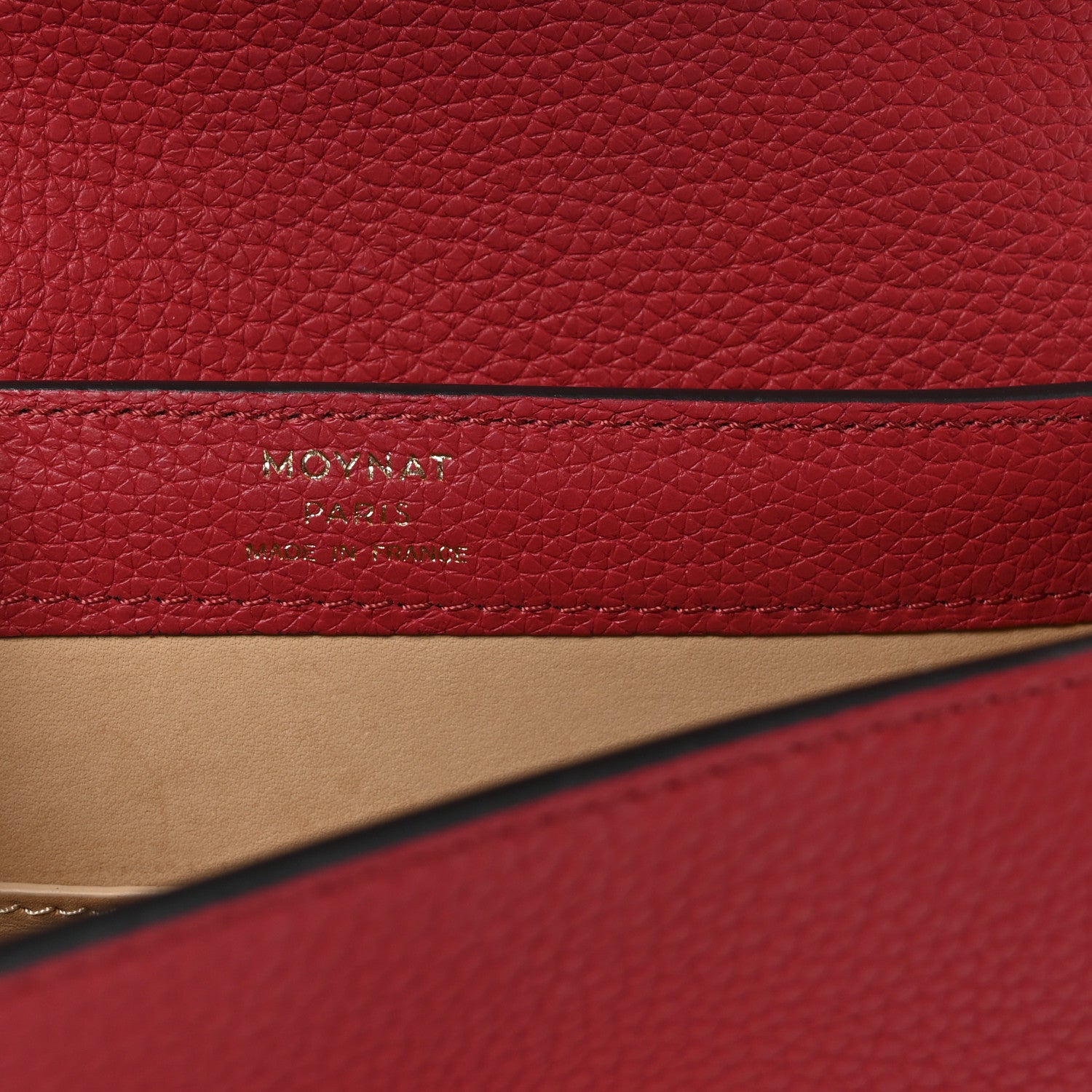 Moynat Taurillon Blush Rejane BB Red 6 of 9