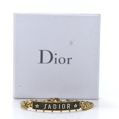 Christian Dior Metal J'Adior Star Chain Bracelet Aged Gold 4 of 4