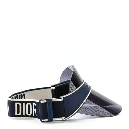 Christian Dior Oblique DiorClub V1U Sun Visor Blue 5 of 10