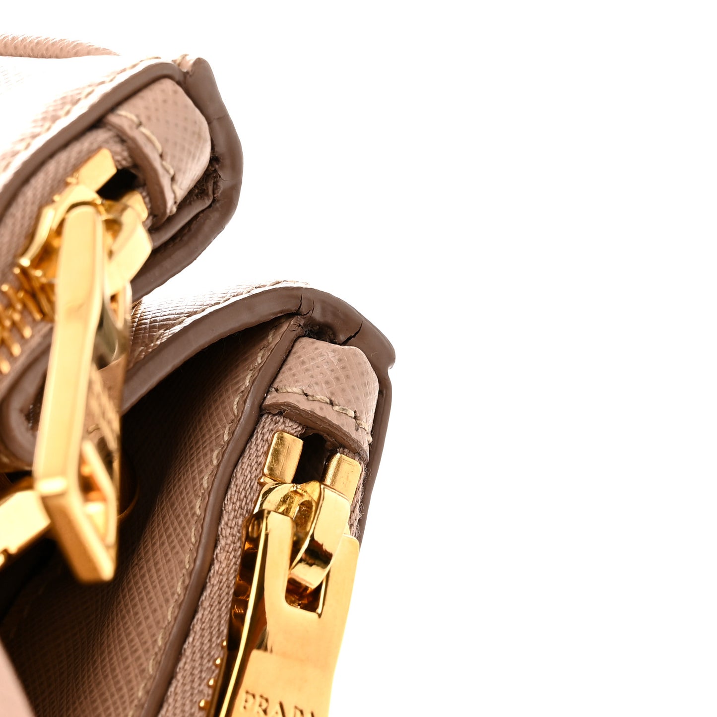 Saffiano Lux Large Galleria Double Zip Tote Cammeo