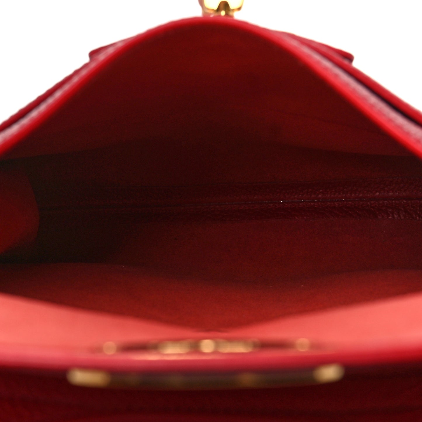 Natural Grain Calfskin Antony Messenger Crossbody Red