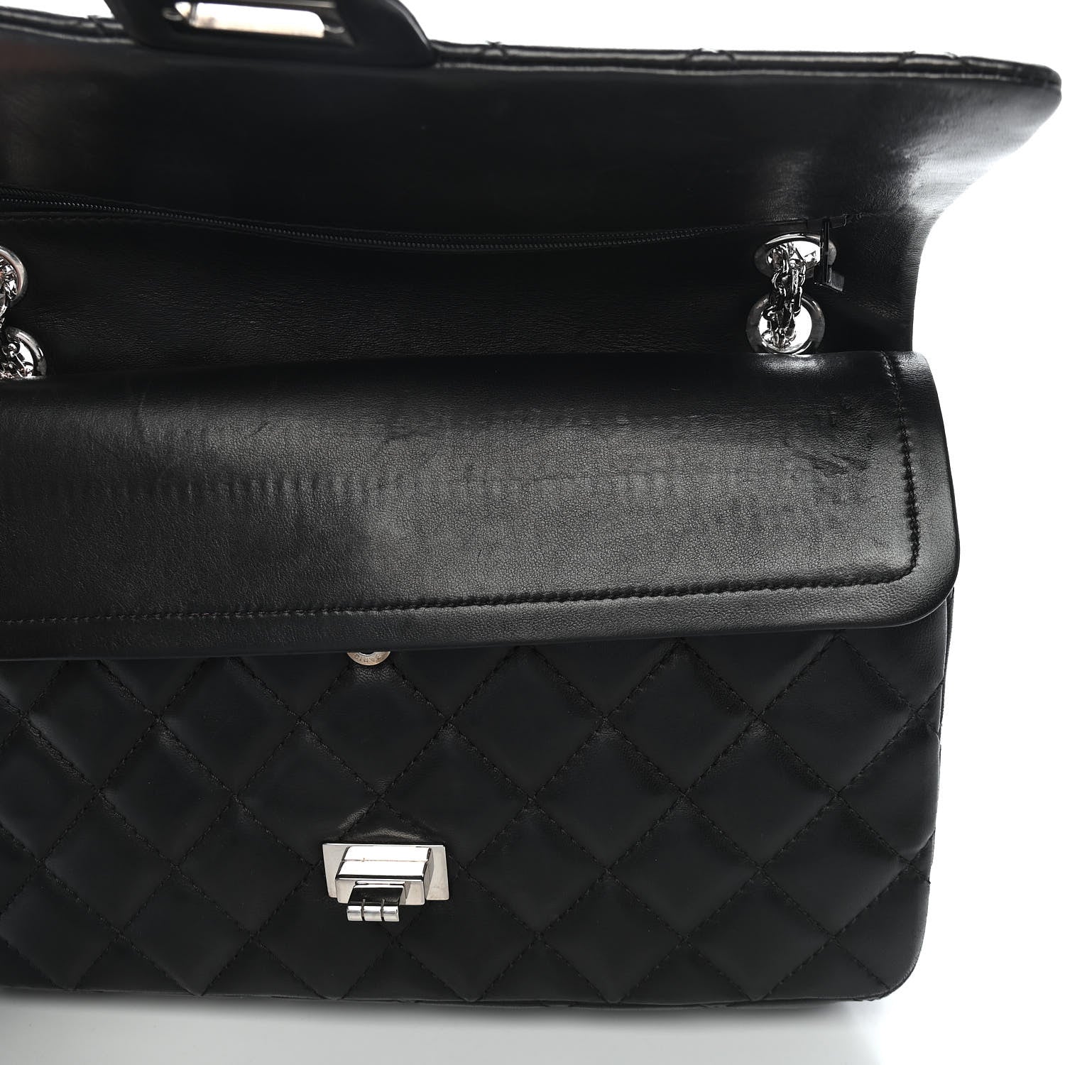 Chanel Lambskin Quilted 2.55 Reissue 226 Flap Black 10 of 10