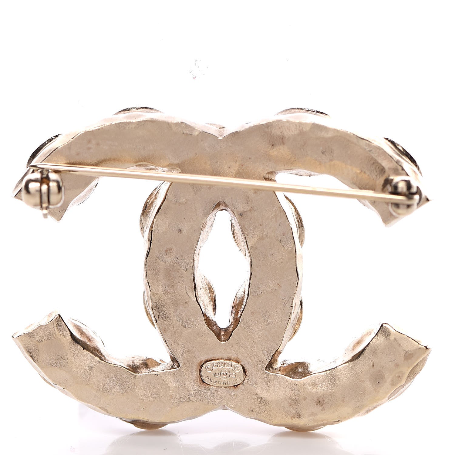 Chanel Resin CC Brooch Gold 3 of 6