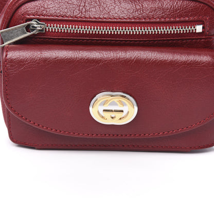 Gucci Fluffy Calfskin Mini Morpheus Belt Bag 90 36 Red 10 of 11
