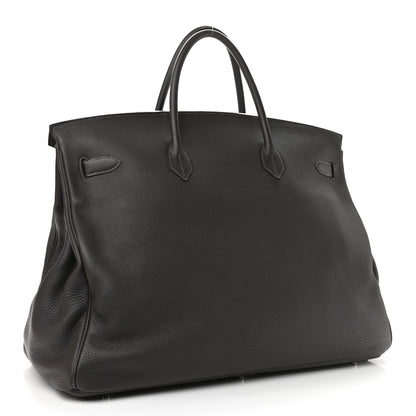 Hermes Togo Travel Birkin 50 Graphite 2 of 10