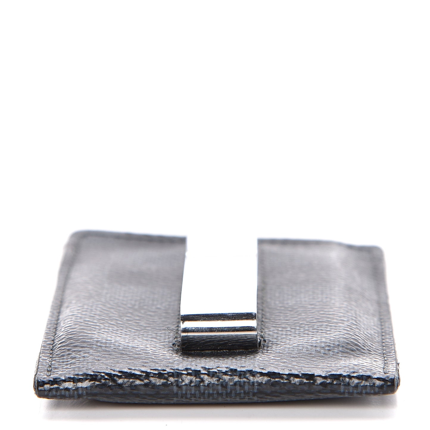 Damier Cobalt Pince Card Holder Bill Clip